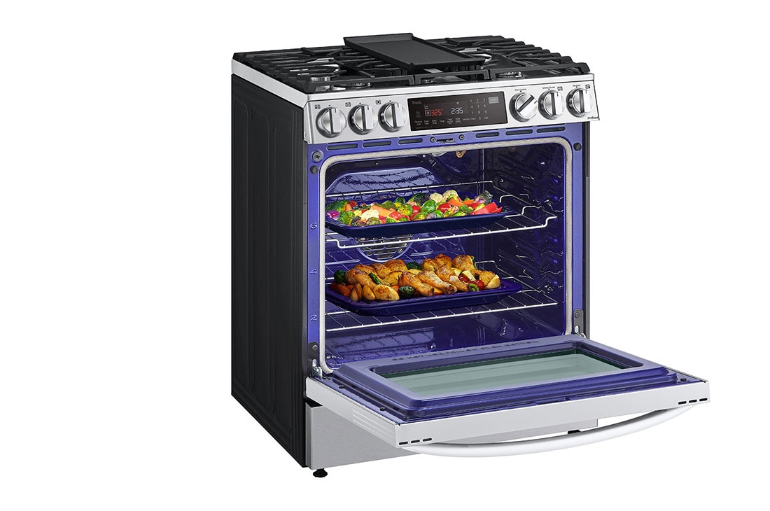 LG 6.3 cu ft. Smart wifi Enabled ProBake Convection® InstaView® Gas