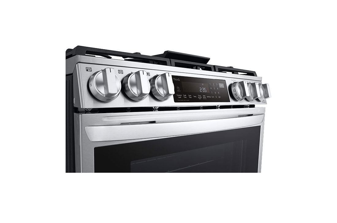 LG 6.3 cu. ft. Slide-In Gas Range WiFi Enabled w/ ProBake Convection -  LSGL6335F, Steel in 2023