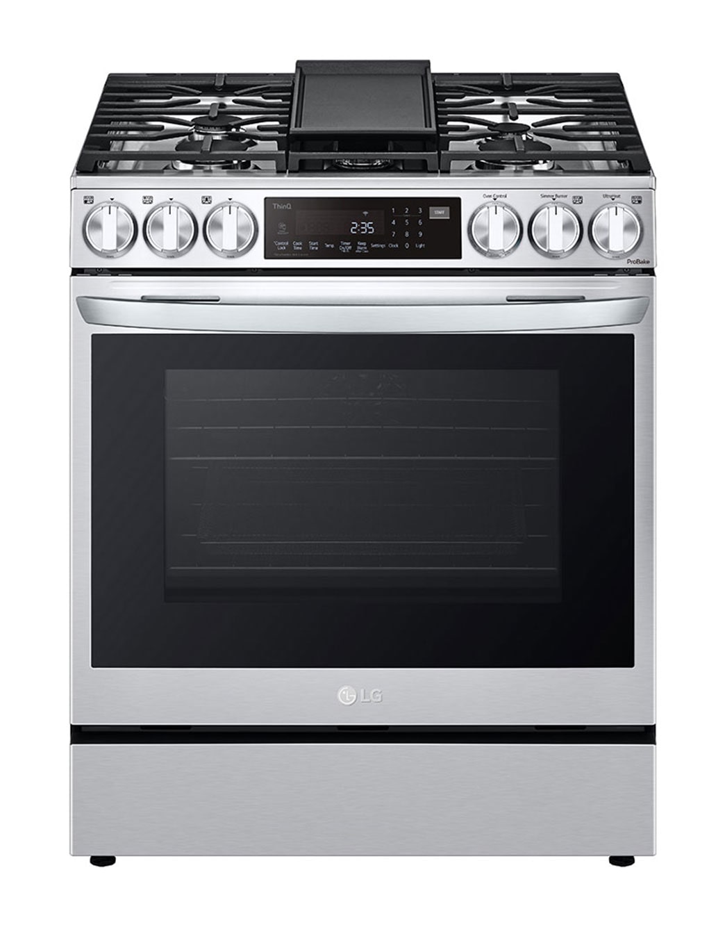LG 6.3 cu ft. Smart wifi Enabled ProBake Convection® InstaView® Gas