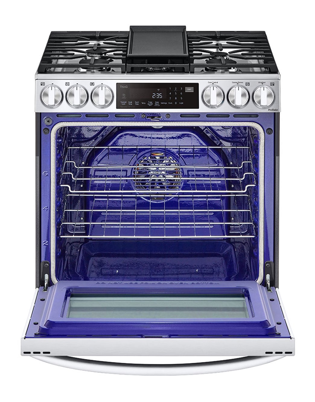 LG LSGL6335F 6.3 cu ft. Smart wifi Enabled ProBake Convection