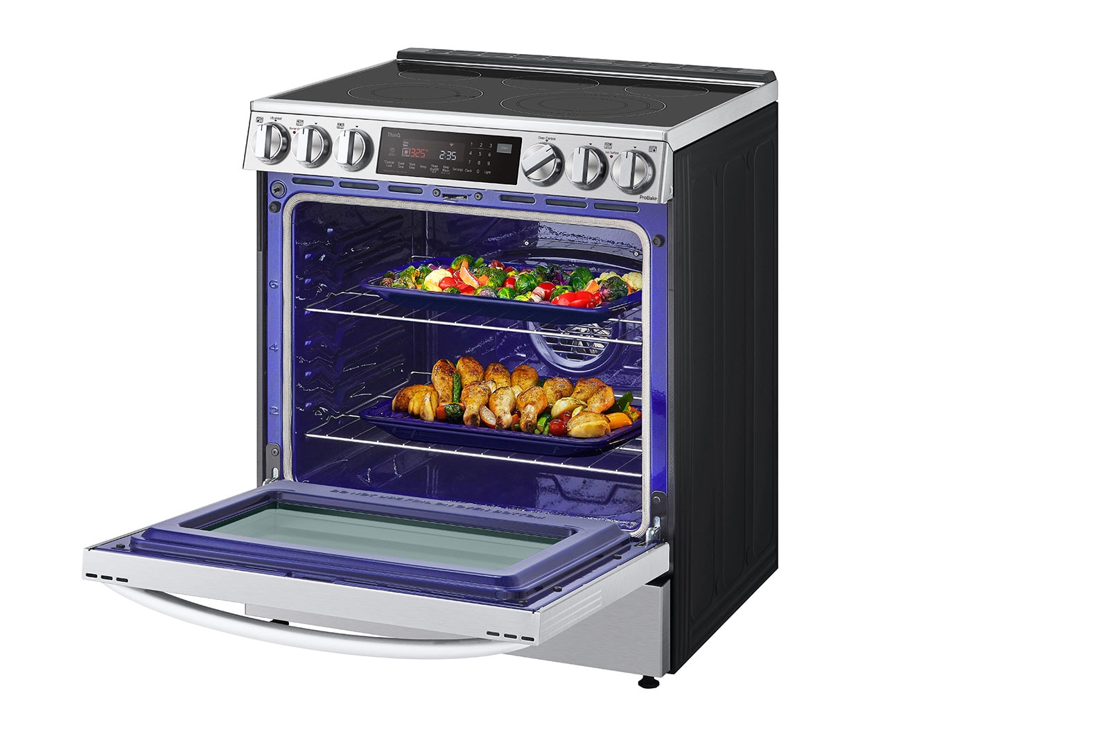 LG LSEL6335F 6.3 cu ft. Smart wifi Enabled ProBake Convection