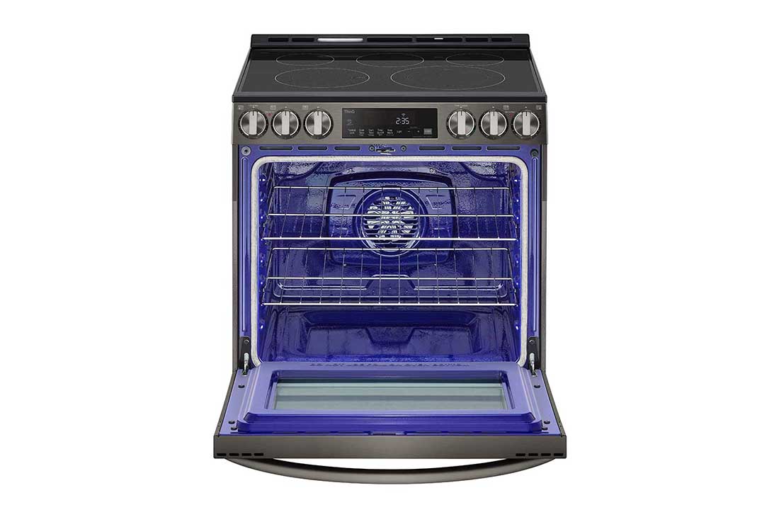 LG 6.3 cu ft. Smart Wi-Fi Enabled Fan Convection Electric Slide-in Range with Air Fry & EasyClean®, LSEL6333D, thumbnail 5