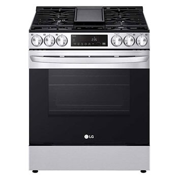 5.8 cu ft. Smart Wi-Fi Enabled Fan Convection Gas Slide-in Range with Air Fry & EasyClean®1