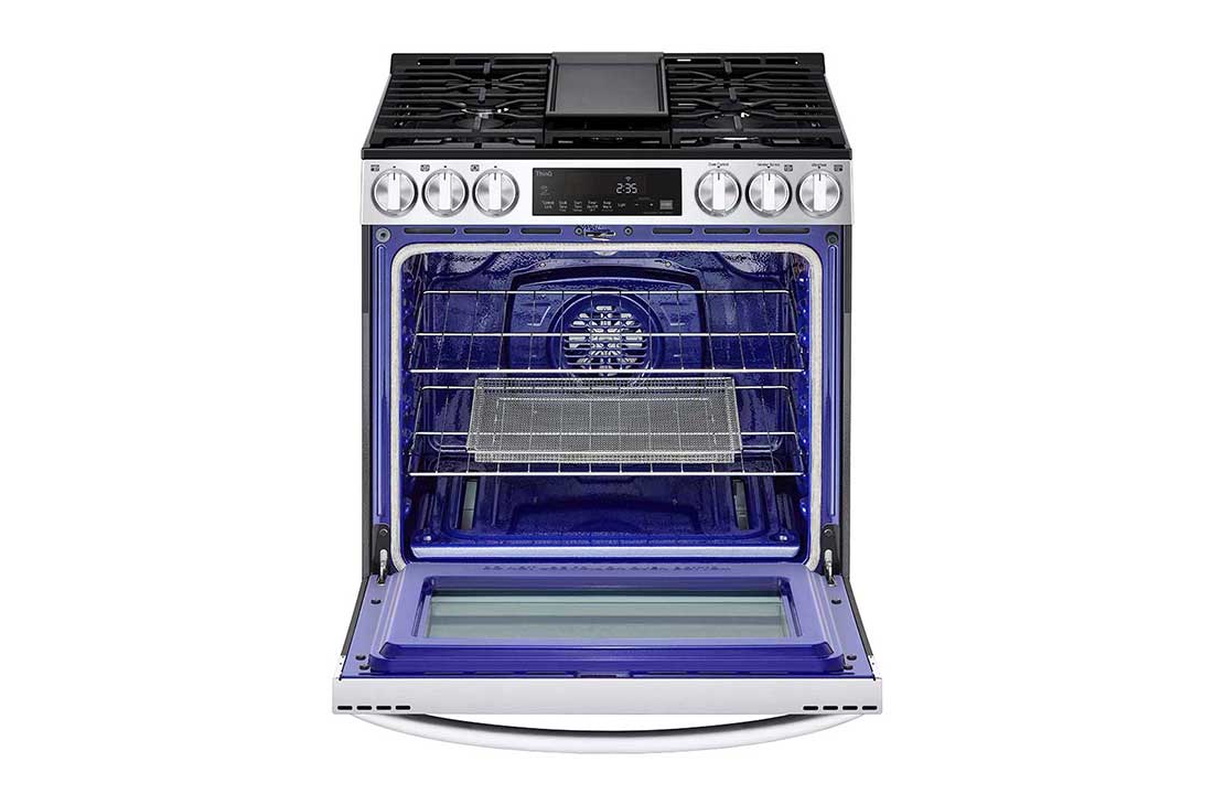 LG 5.8 cu ft. Smart WiFi Enabled Fan Convection Gas Slidein Range