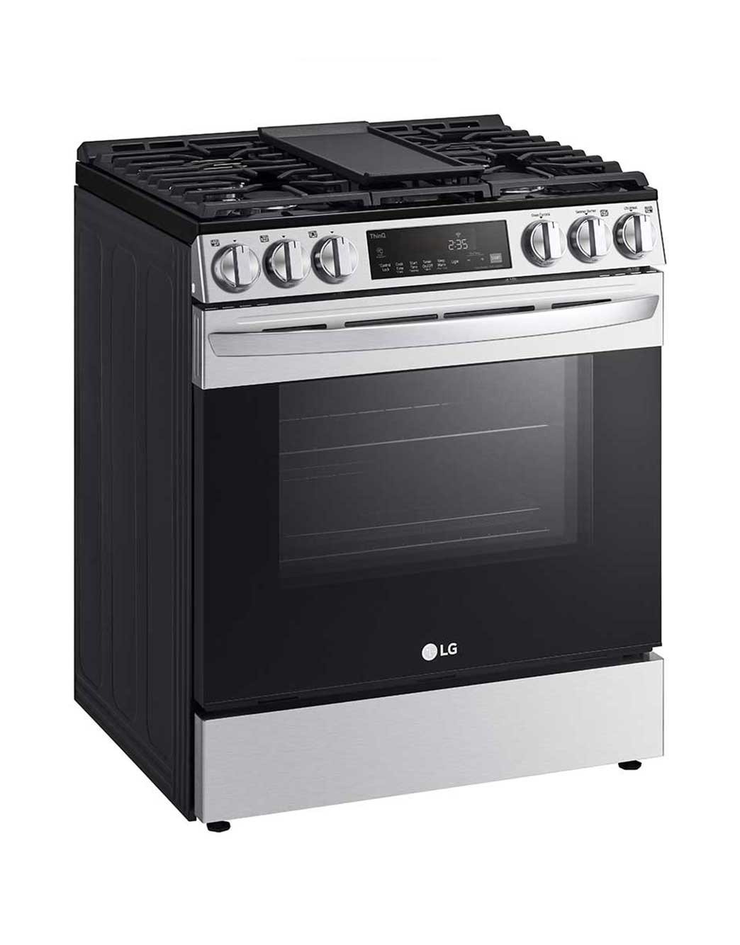 LG 5.8 cu ft. Smart WiFi Enabled Fan Convection Gas Slidein Range