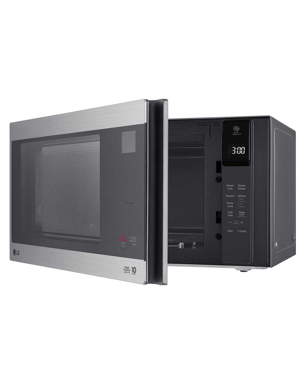 LG MSWN1590L 1.5 cu. ft. Countertop Microwave with Smart Inverter and
