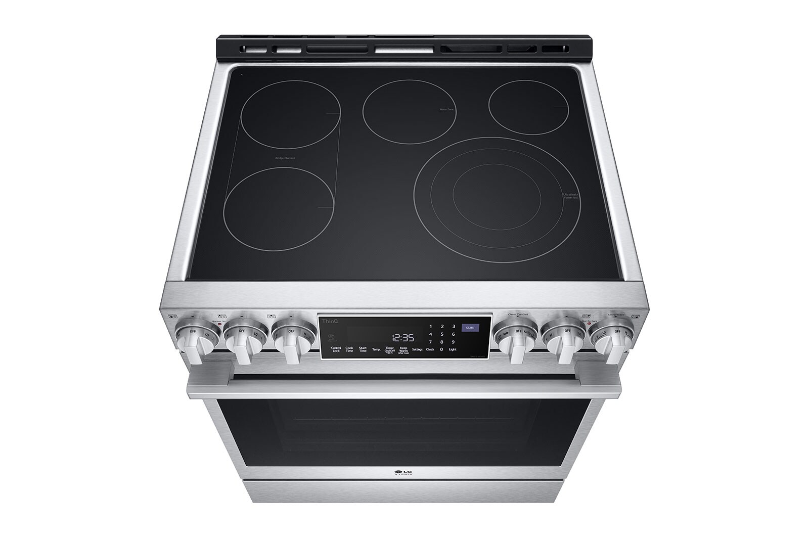 LG STUDIO 6.3 cu. ft. InstaView® Electric Slidein Range with ProBake Convection® and Air Fry