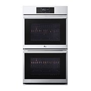 lg double wall oven with air fryer
