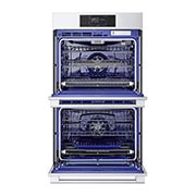 LG STUDIO 9.4 cu. ft. Smart  InstaView® Electric Double Built-In Wall Oven with Air Fry & Steam Sous Vide, Front Open 1 View, WDES9428F, thumbnail 4