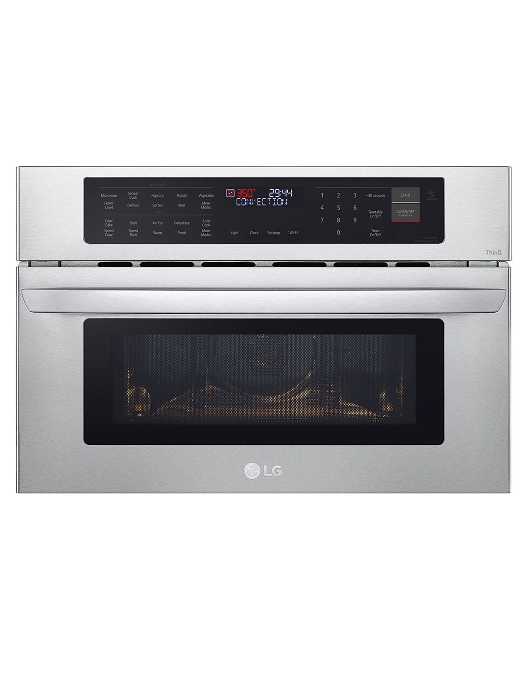 LG 1.7 cu. ft. Smart wifi Enabled BuiltIn Speed Oven & Microwave