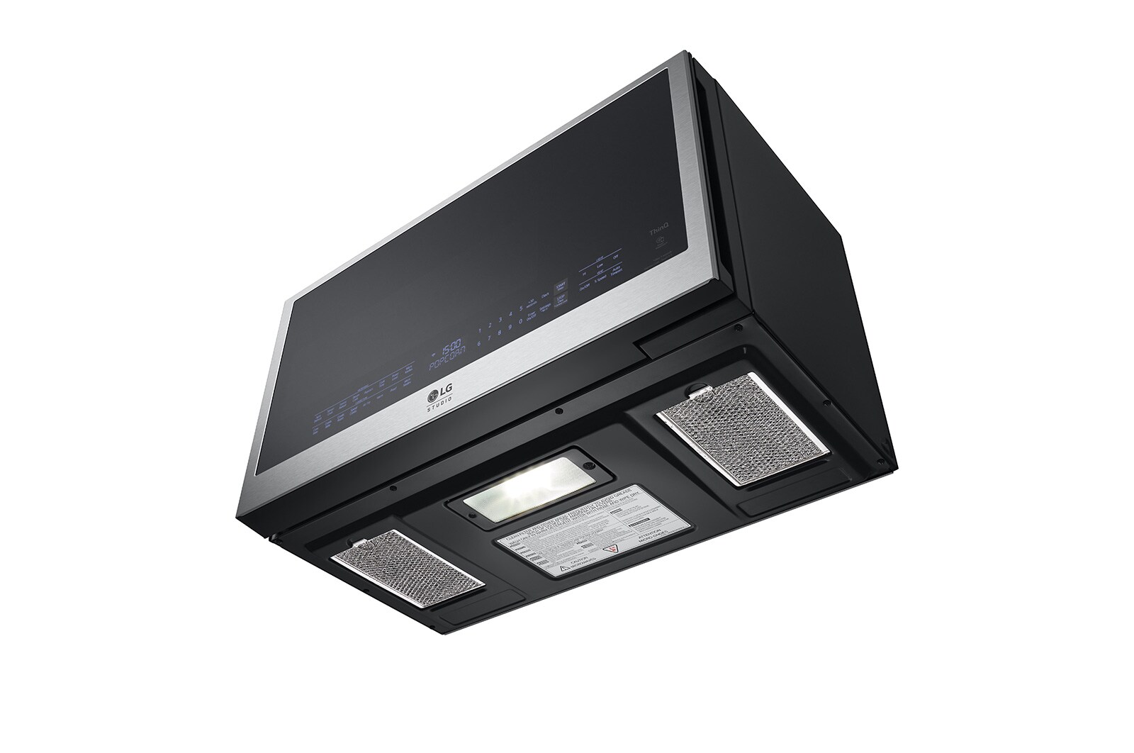 LG STUDIO 1.7 cu. ft. OvertheRange Convection Microwave Oven with Air