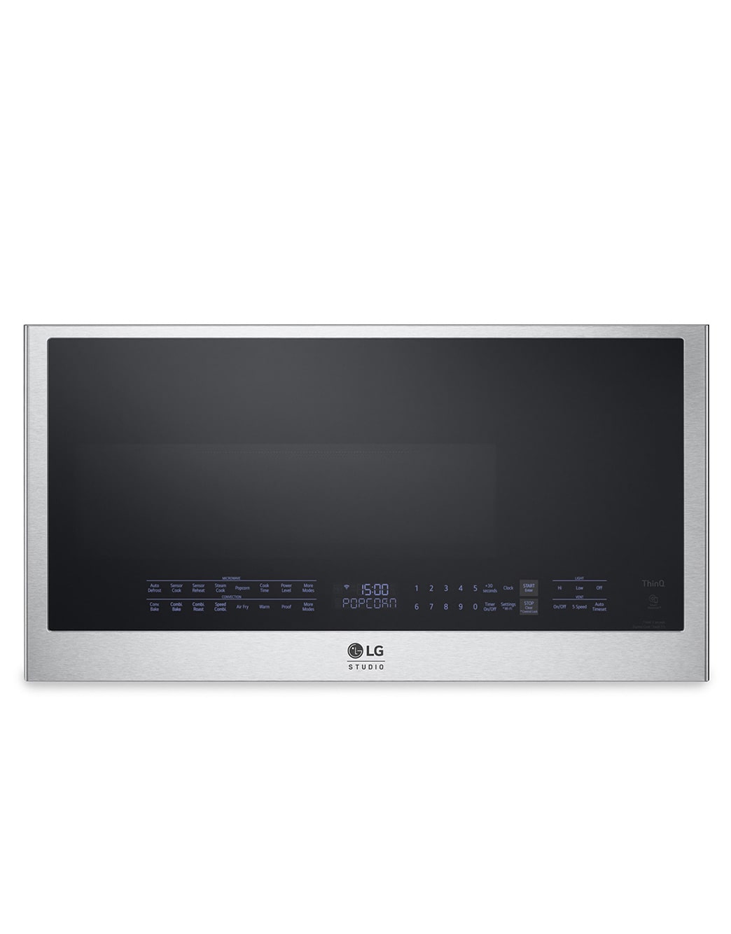 LG STUDIO 1.7 cu. ft. OvertheRange Convection Microwave Oven with Air