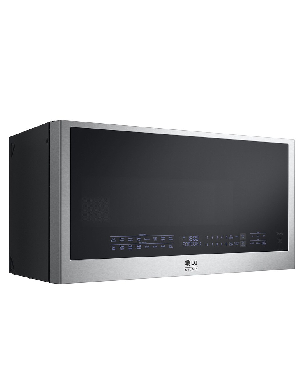 LG STUDIO 1.7 cu. ft. OvertheRange Convection Microwave Oven with Air