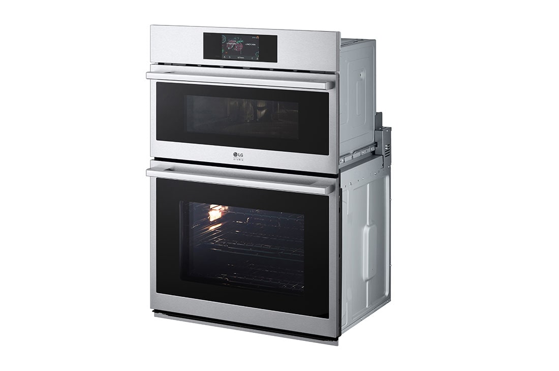 lg double wall oven with air fryer