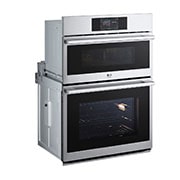 LG STUDIO 1.7/4.7 cu. ft. Combination Double Wall Oven with Air Fry, WCES6428F.BRSLSTD, WCES6428F, thumbnail 2
