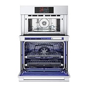 LG STUDIO 1.7/4.7 cu. ft. Combination Double Wall Oven with Air Fry, WCES6428F.BRSLSTD, WCES6428F, thumbnail 4