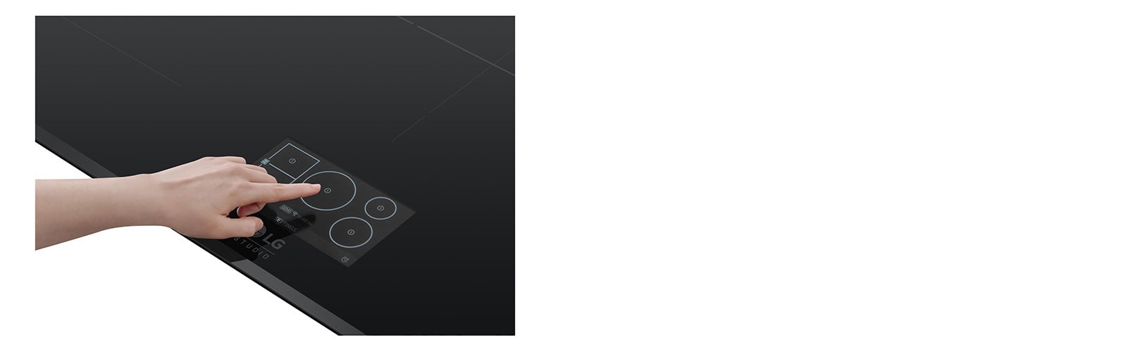 LG STUDIO 36” Induction Cooktop with 5 Burners and Flex Cooking Zone