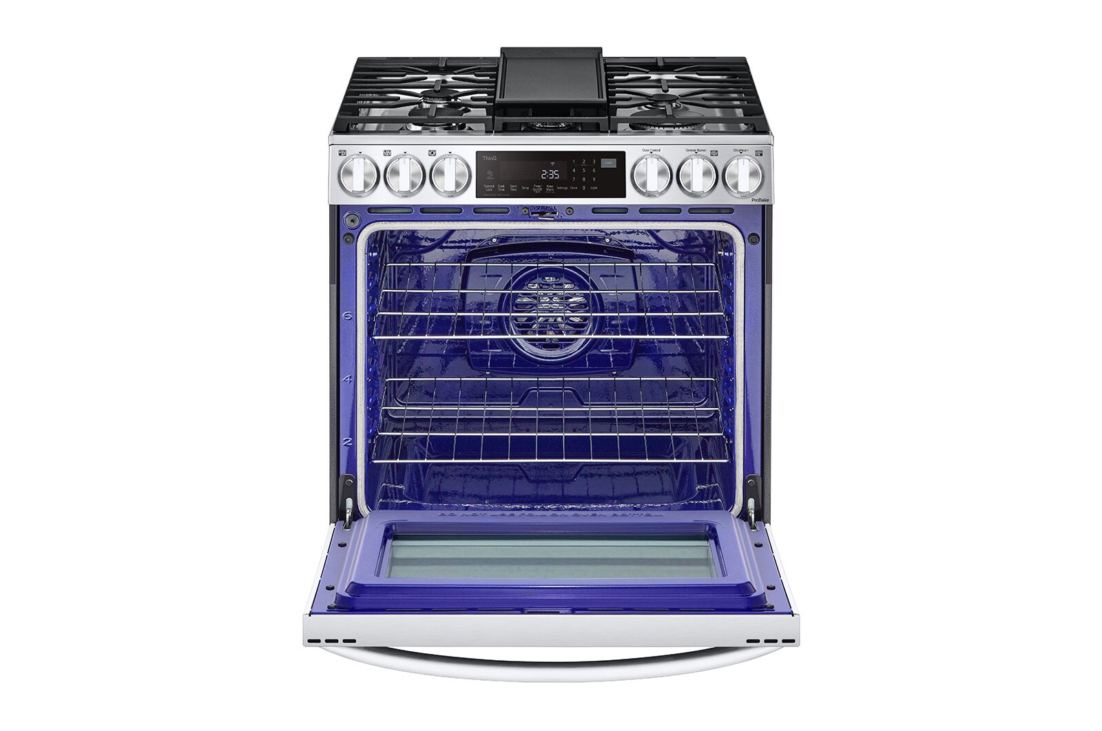 LG 6.3 cu. ft. Smart wifi Enabled ProBake® Convection InstaView® Dual Fuel SlideIn Range with