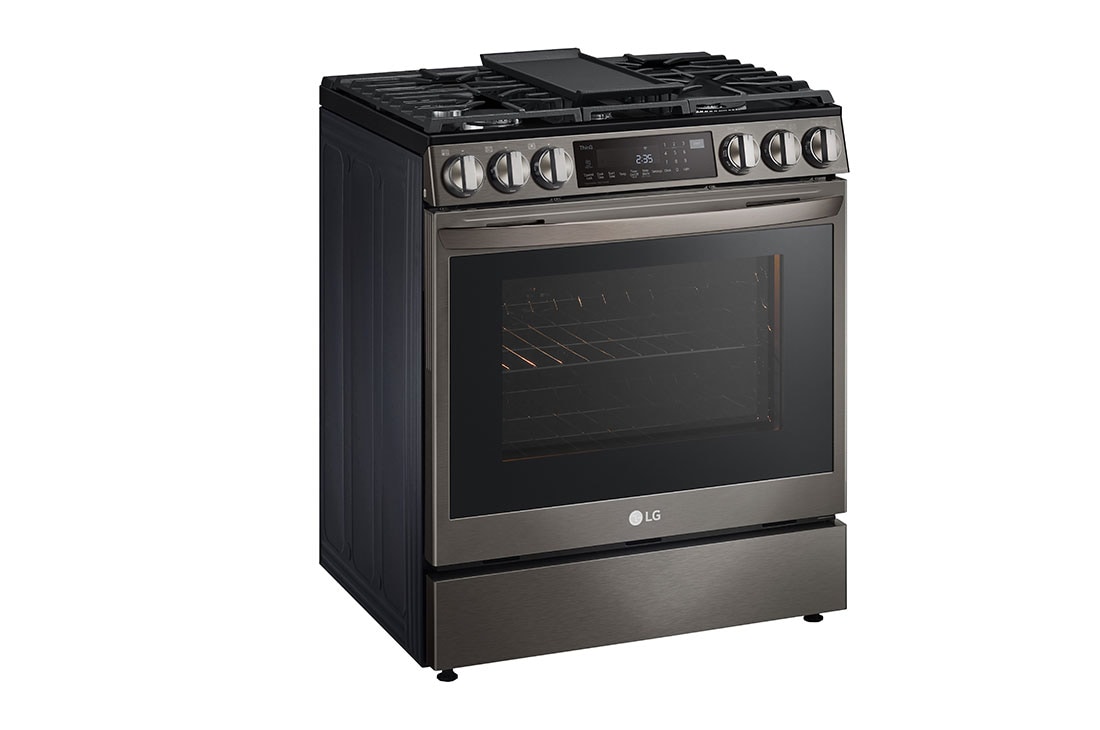 LG 6.3 cu. ft. Smart wi-fi Enabled ProBake® Convection InstaView® Dual Fuel Slide-In Range with Air Fry, LSDL6336D, LSDL6336D, thumbnail 2