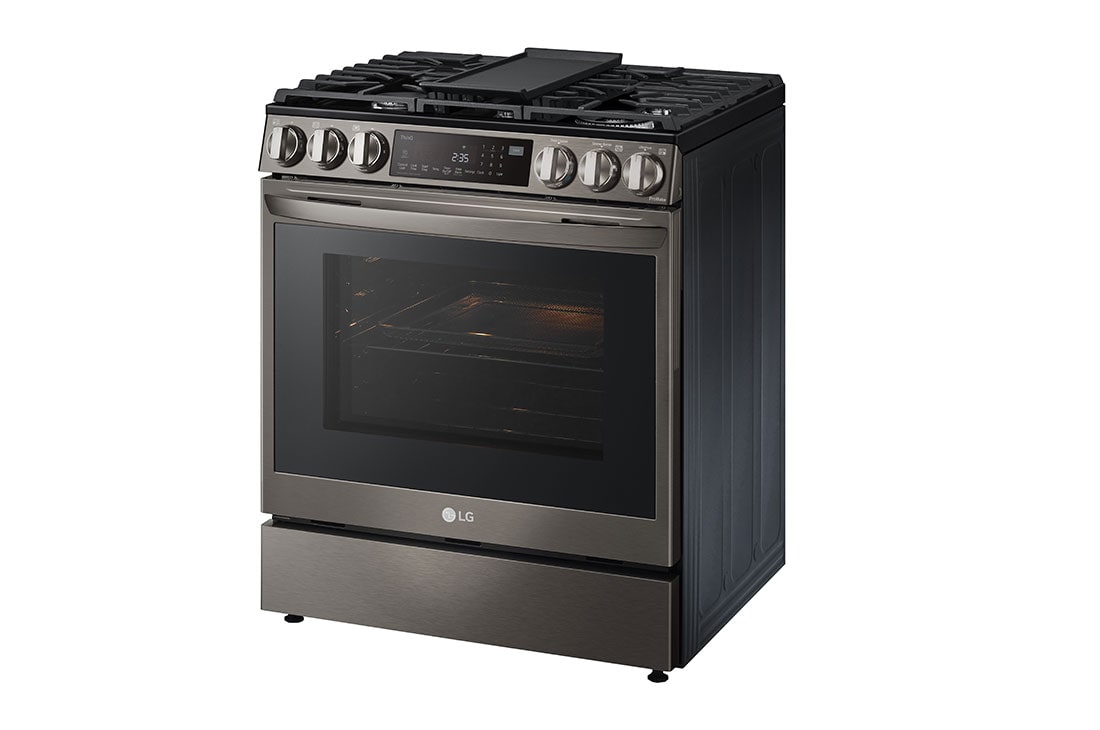 LG 6.3 cu. ft. Smart wi-fi Enabled ProBake® Convection InstaView® Dual Fuel Slide-In Range with Air Fry, LSDL6336D, LSDL6336D, thumbnail 3