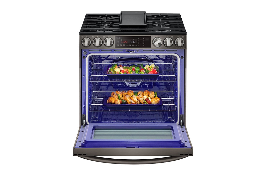 LG 6.3 cu. ft. Smart wi-fi Enabled ProBake® Convection InstaView® Dual Fuel Slide-In Range with Air Fry, LSDL6336D, LSDL6336D, thumbnail 5