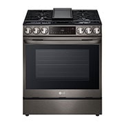 LG 6.3 cu. ft. Smart wi-fi Enabled ProBake® Convection InstaView® Dual Fuel Slide-In Range with Air Fry, LSDL6336D, LSDL6336D, thumbnail 1
