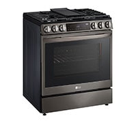 LG 6.3 cu. ft. Smart wi-fi Enabled ProBake® Convection InstaView® Dual Fuel Slide-In Range with Air Fry, LSDL6336D, LSDL6336D, thumbnail 2