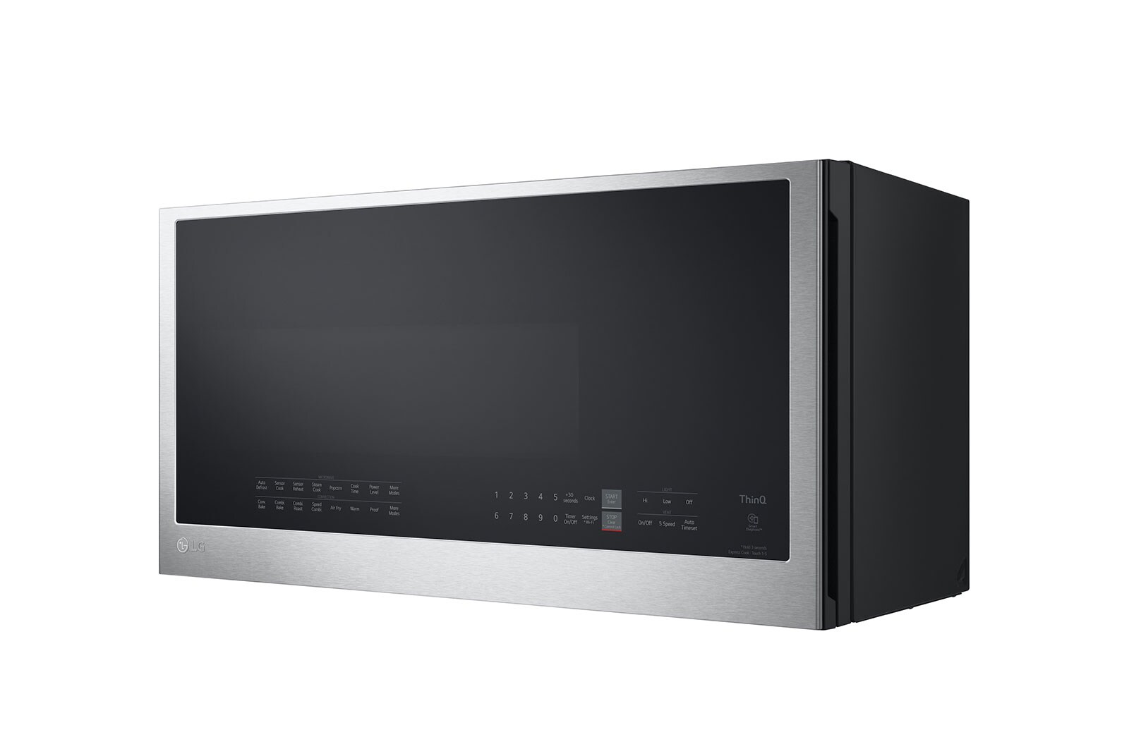 LG 1.7 cu. ft. Smart OvertheRange Convection Microwave with Air Fry