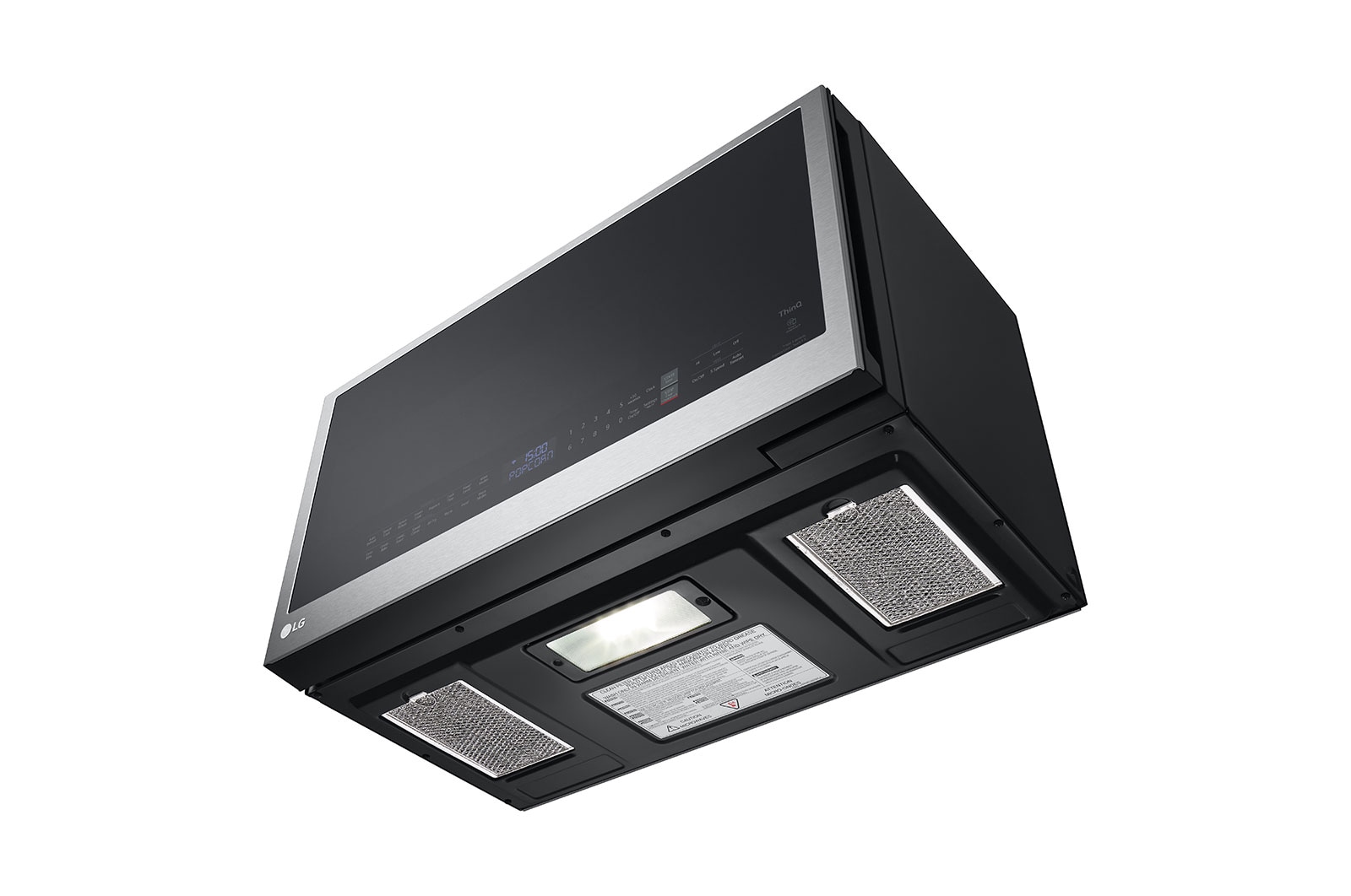 LG 1.7 cu. ft. Smart OvertheRange Convection Microwave with Air Fry