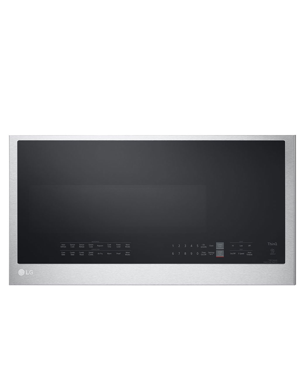 LG 1.7 cu. ft. Smart OvertheRange Convection Microwave with Air Fry