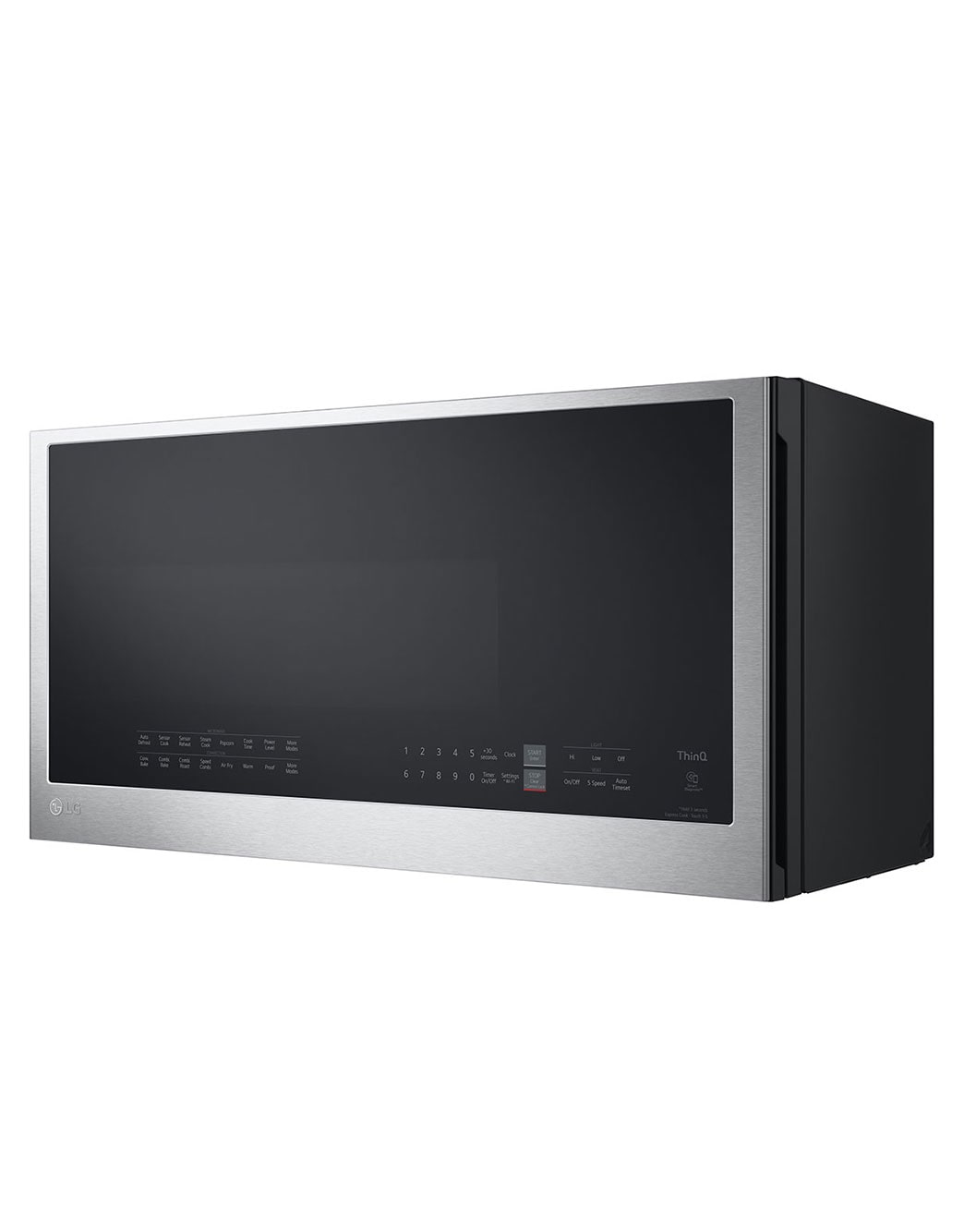 LG 1.7 cu. ft. Smart OvertheRange Convection Microwave with Air Fry