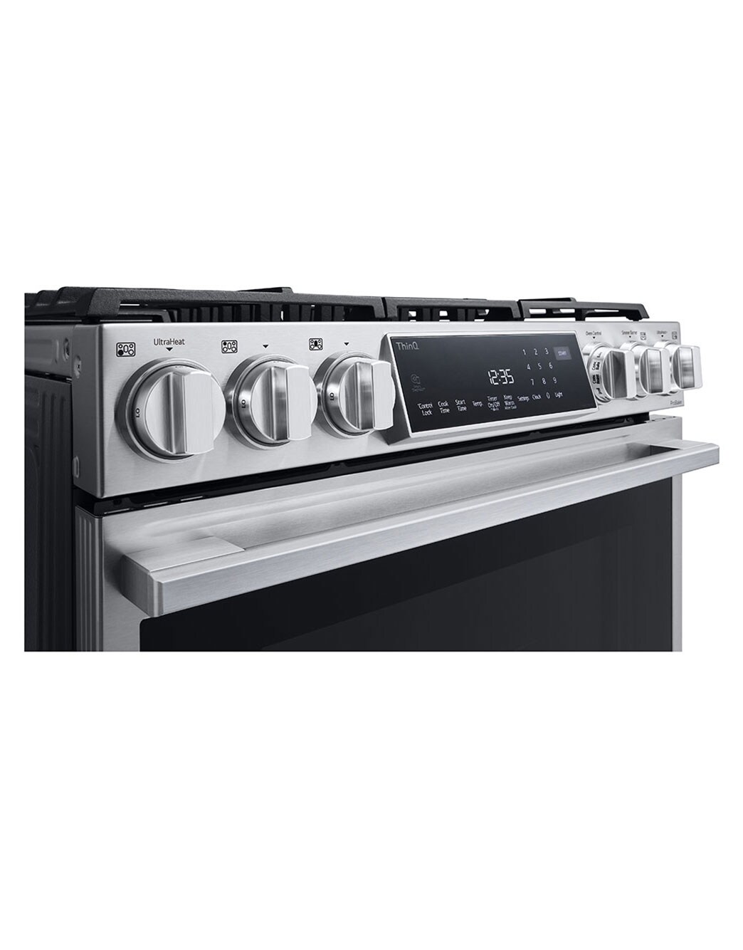 LG 6.3 cu. ft. Smart wifi Dual Fuel Slidein Range with ProBake