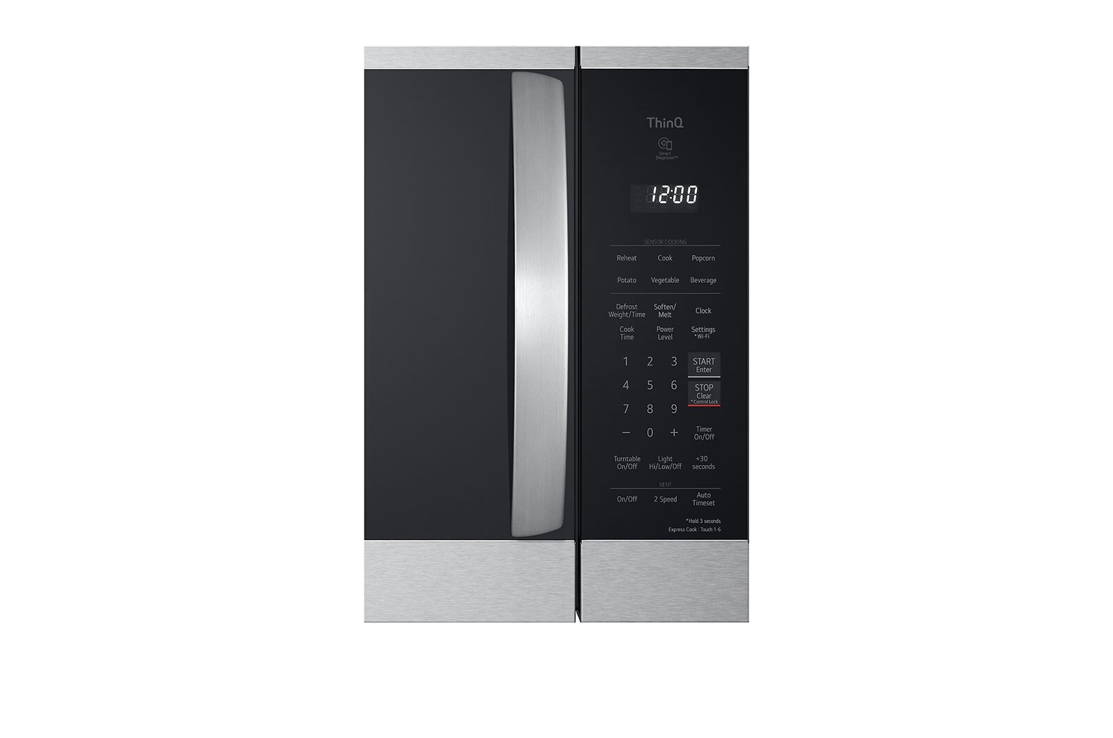 LG 1.8 cu. ft. Smart OvertheRange Microwave (MVEM1825F) LG USA