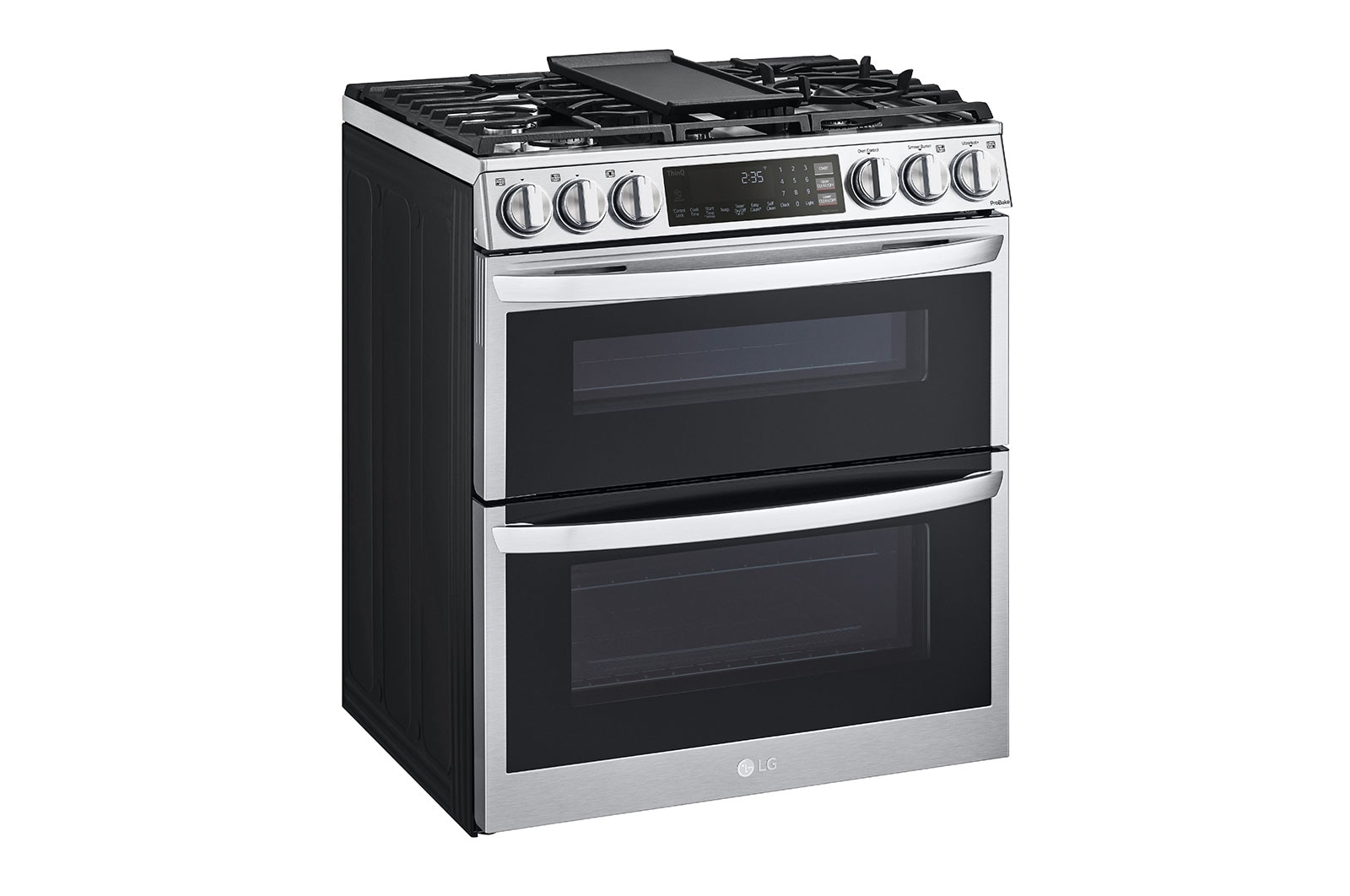 LG 6.9 cu. ft. Smart Gas Double Oven Slidein Range with InstaView