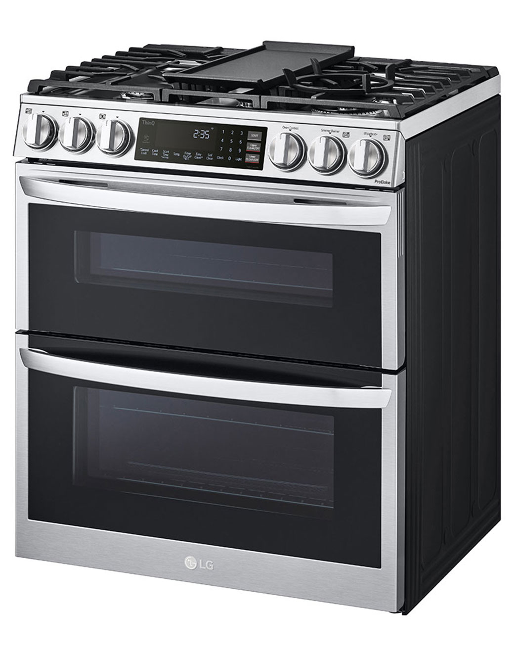 LG 6 9 Cu Ft Smart Gas Double Oven Slide in Range With InstaView 