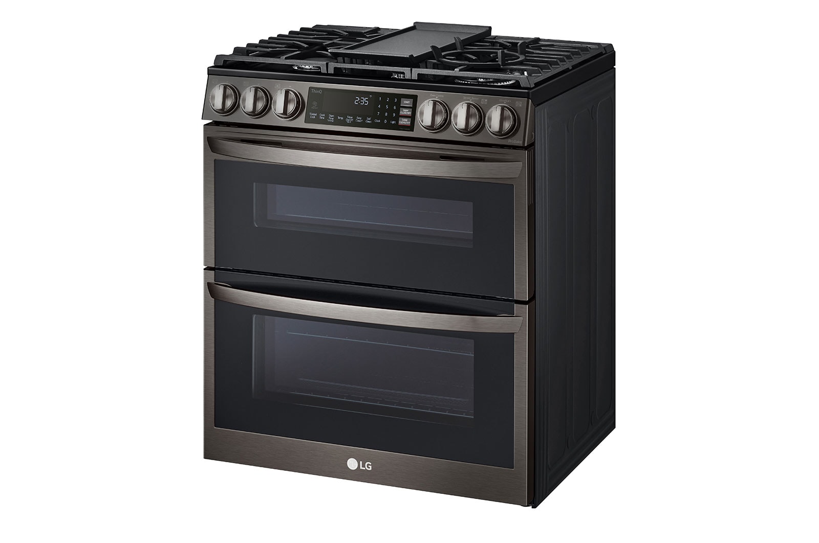 LG 6.9 cu. ft. Smart Gas Double Oven Slidein Range with InstaView