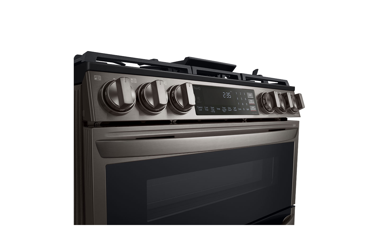 LG 6.9 cu. ft. Smart Gas Double Oven Slidein Range with InstaView