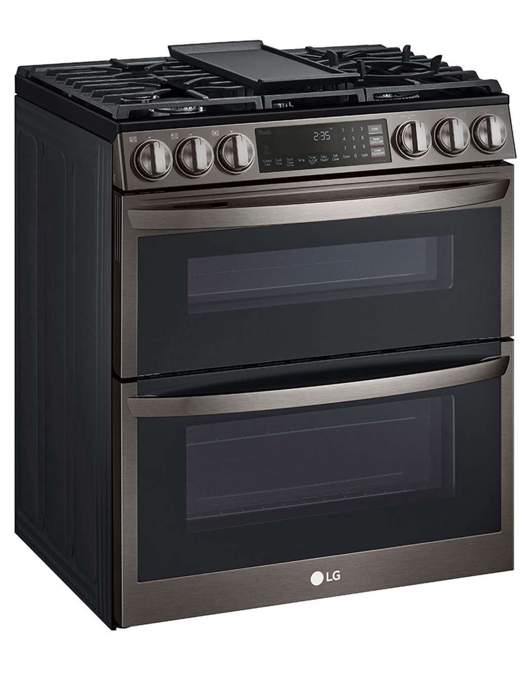 LG 6.9 cu. ft. Smart Gas Double Oven Slidein Range with InstaView