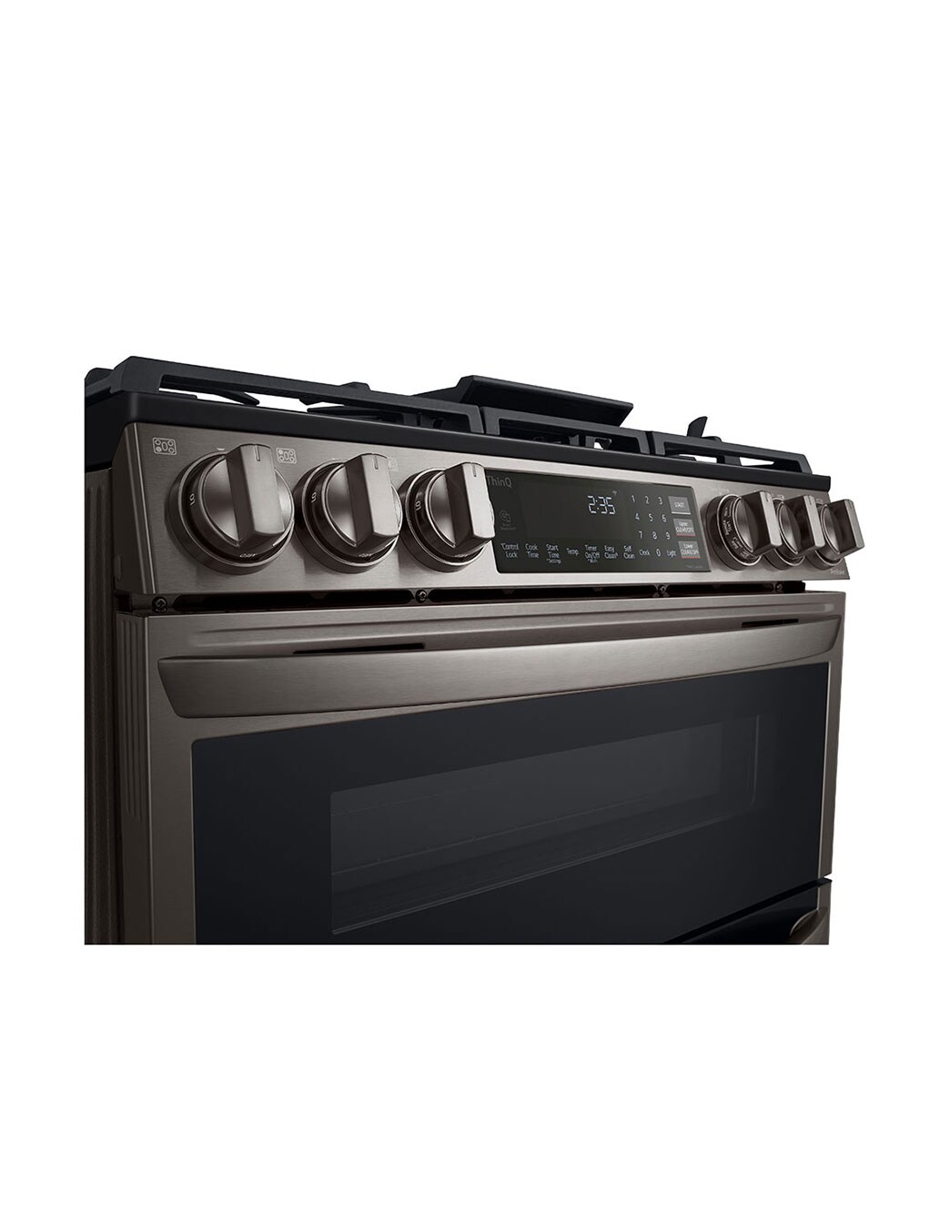LG 6.9 cu. ft. Smart Gas Double Oven Slidein Range with InstaView®, ProBake® Convection, Air