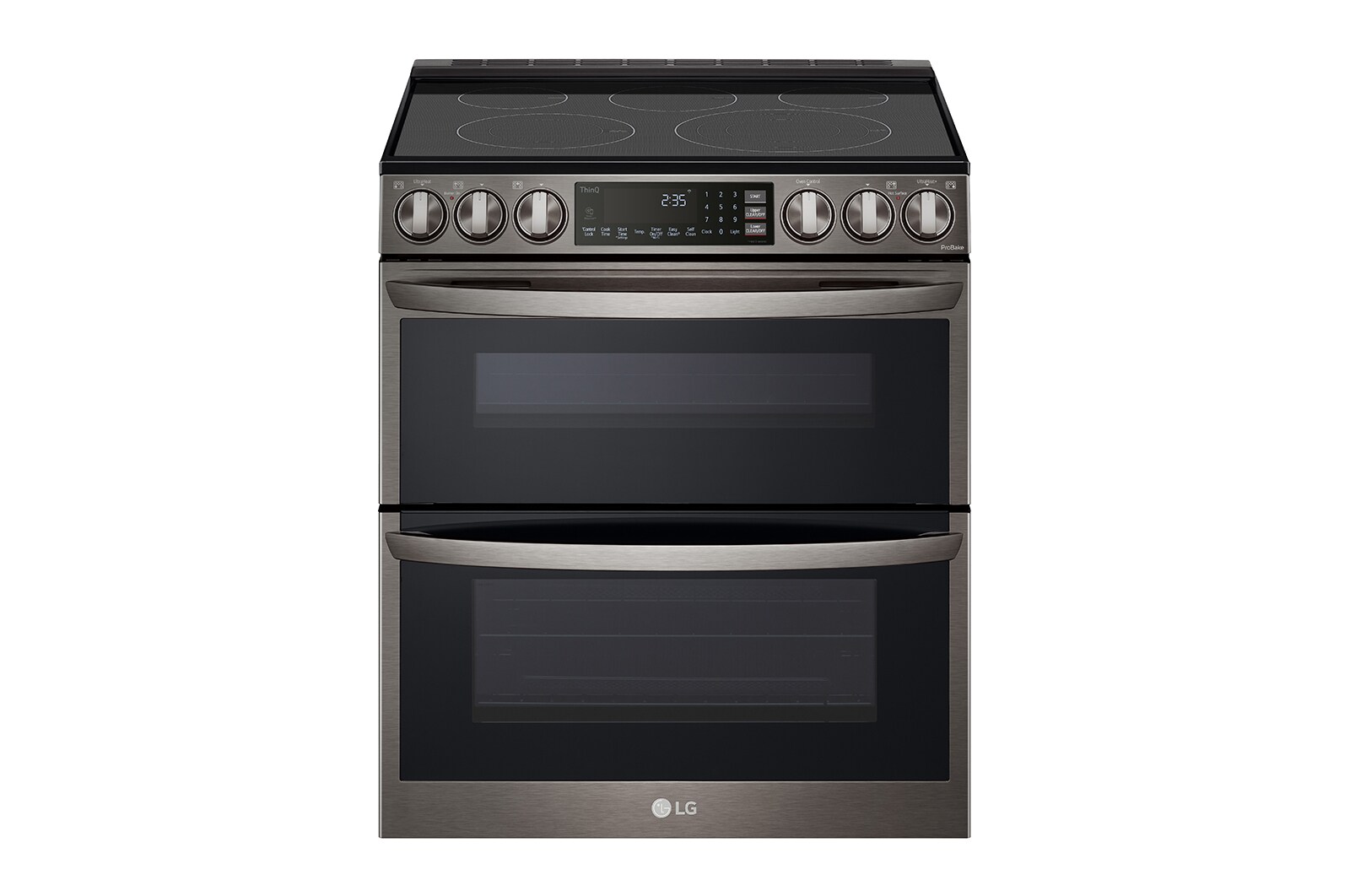 LG 7.3 cu. ft. Smart Electric Double Oven Slidein Range with InstaView®, ProBake® Convection