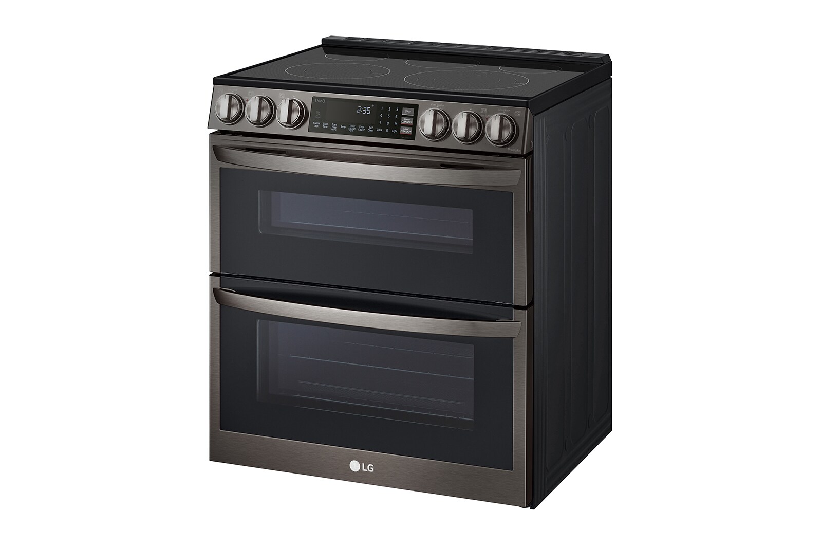 LG 7.3 cu. ft. Smart Electric Double Oven Slidein Range with InstaView®, ProBake® Convection