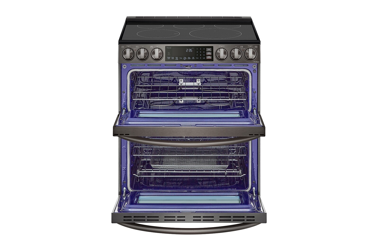 LG 7.3 cu. ft. Smart Electric Double Oven Slidein Range with InstaView
