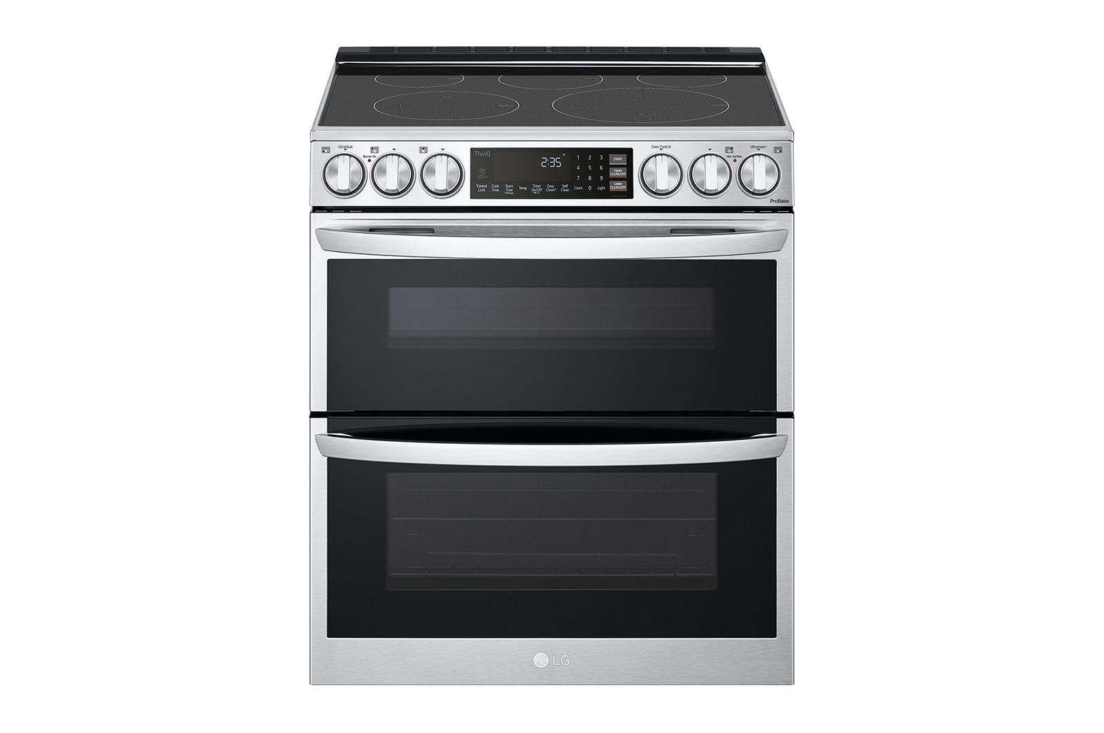 LG 7.3 cu. ft. Smart Electric Double Oven Slidein Range with InstaView