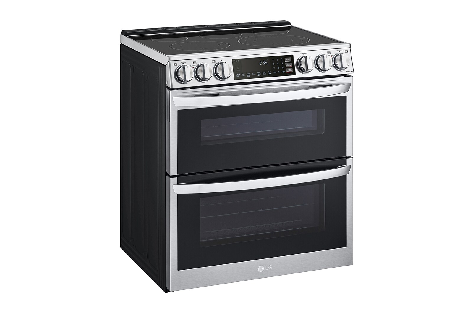 LG 7.3 cu. ft. Smart Electric Double Oven Slidein Range with InstaView®, ProBake® Convection