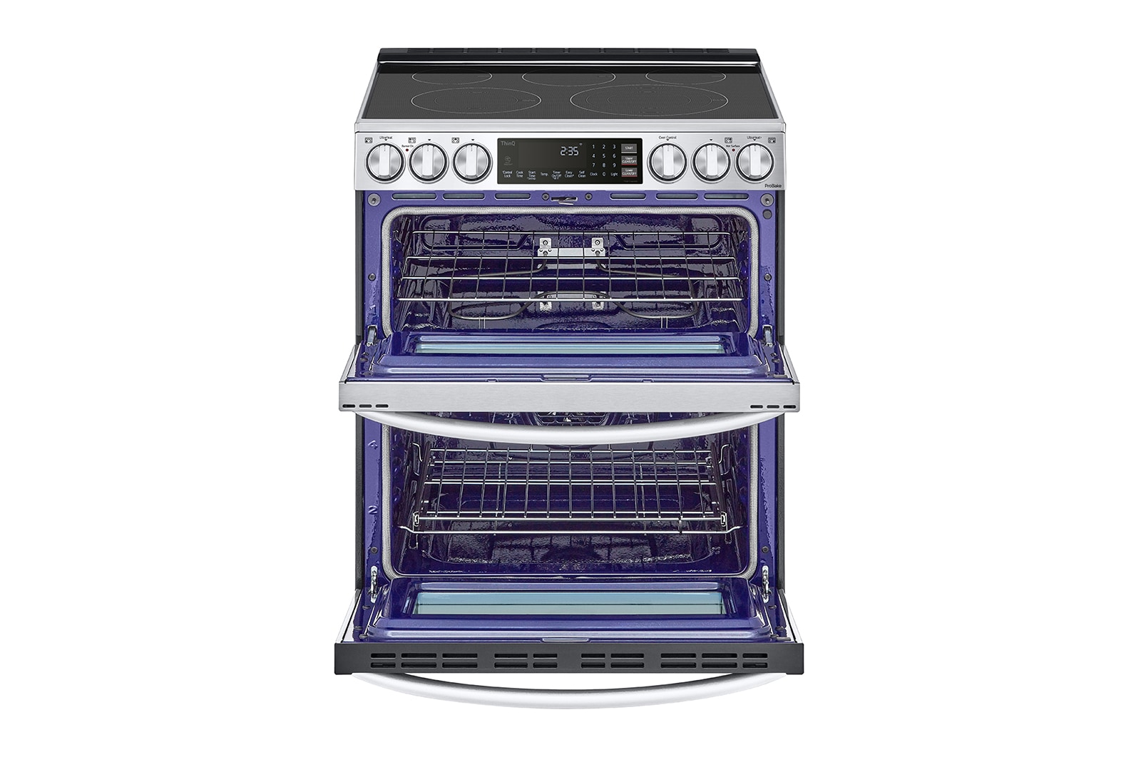 LG 7.3 cu. ft. Smart Electric Double Oven Slidein Range with InstaView