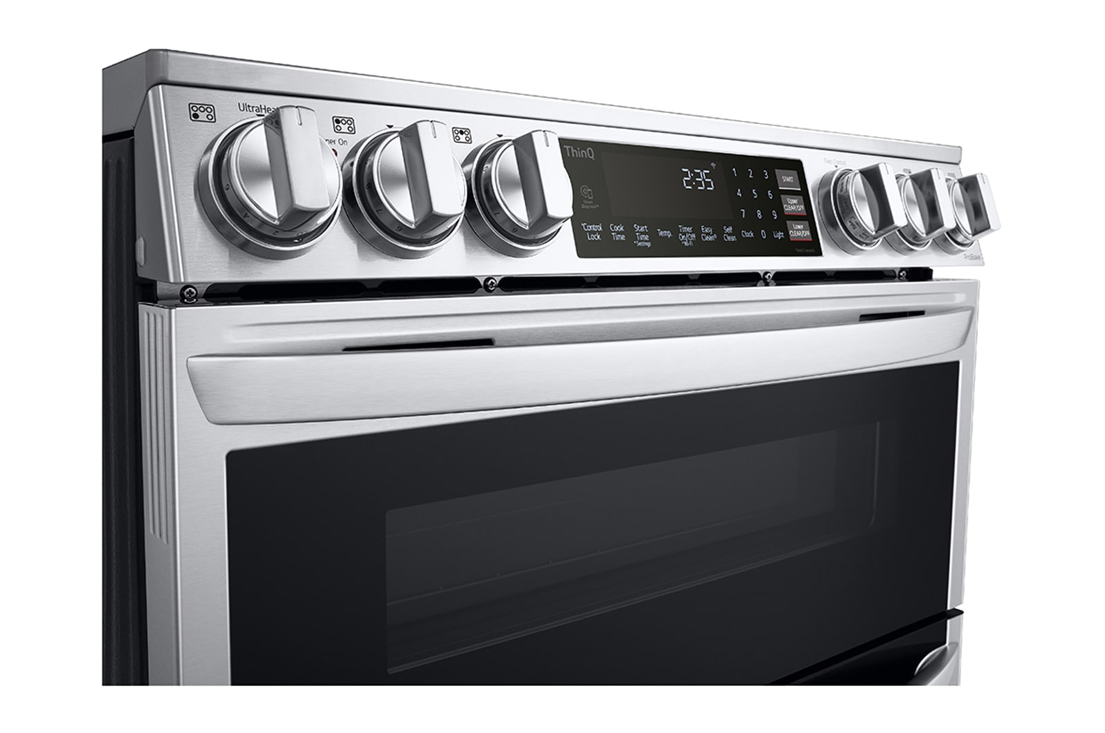 LG 7.3 cu. ft. Smart Electric Double Oven Slidein Range with InstaView