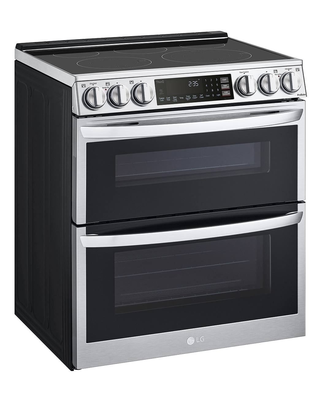 LG 7.3 cu. ft. Smart Electric Double Oven Slidein Range with InstaView
