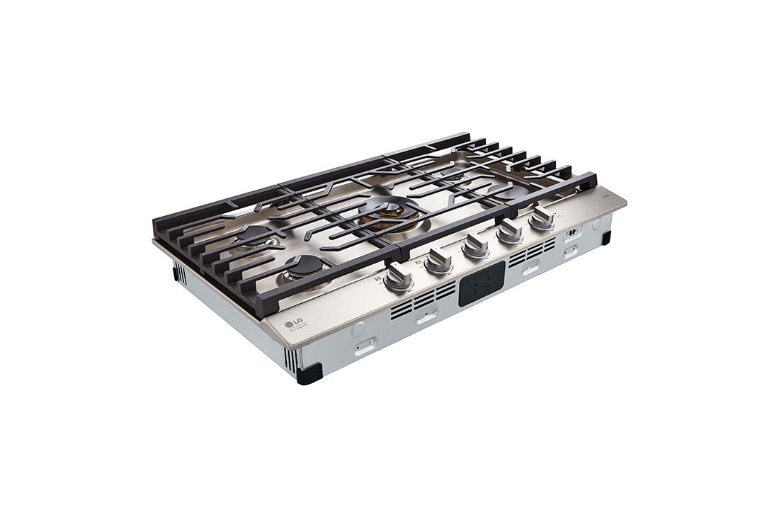 LG STUDIO 36” UltraHeat™ Gas Cooktop with EasyClean® (CBGS3628S) LG USA