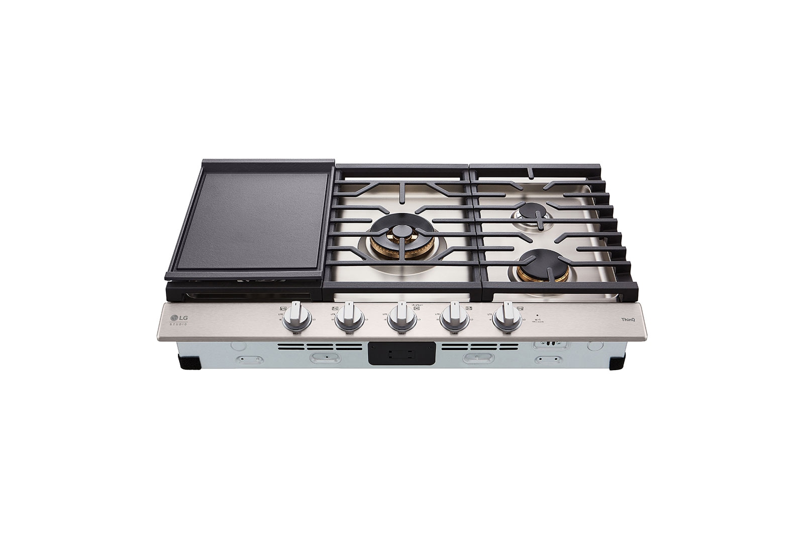 LG STUDIO 36” UltraHeat™ Gas Cooktop with EasyClean® (CBGS3628S) LG USA