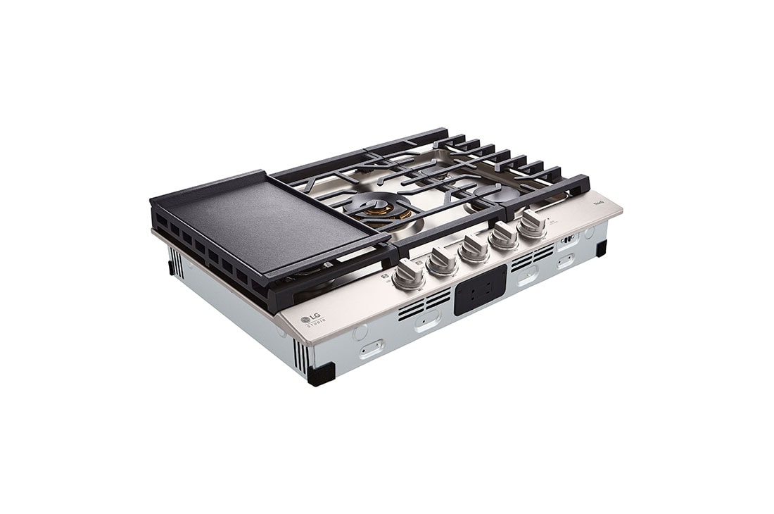 LG STUDIO 30” UltraHeat™ Gas Cooktop with EasyClean® (CBGS3028S) LG USA